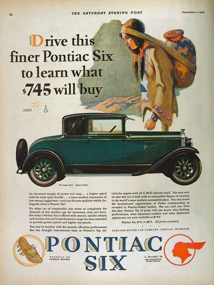 1927 Pontiac Auto Advertising